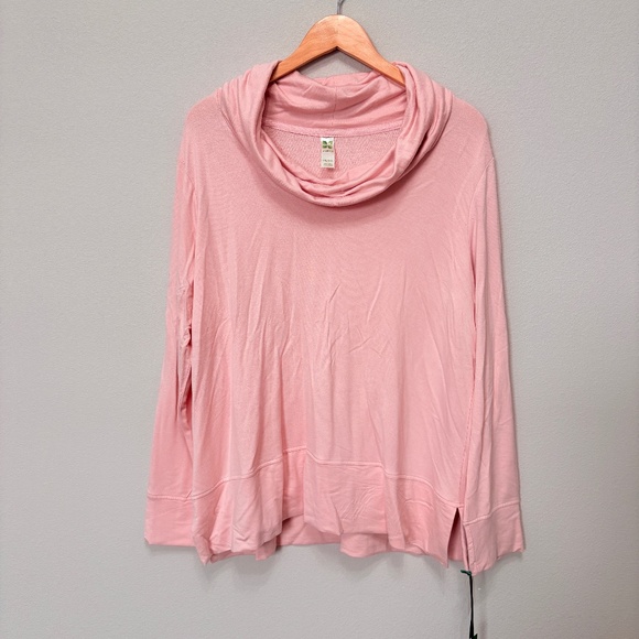 Green Tea Cowl Neck Top - Pink, XXL - NWT - Picture 1 of 6